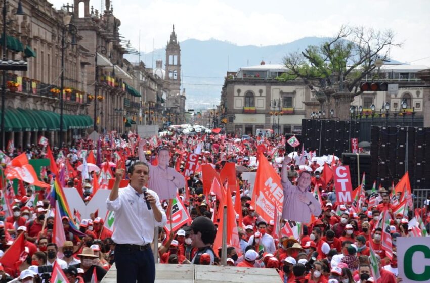  El respaldo que me brindan los vecinos del distrito 10, nos asegura el triunfo el 6 de junio: Marco Polo Aguirre