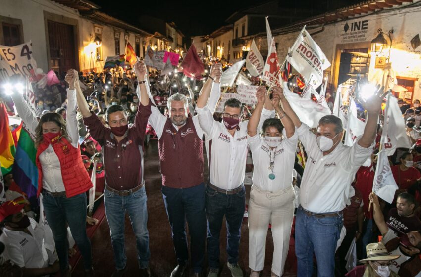 Llenar las urnas de votos, la manera de respaldar a AMLO: Raúl Morón