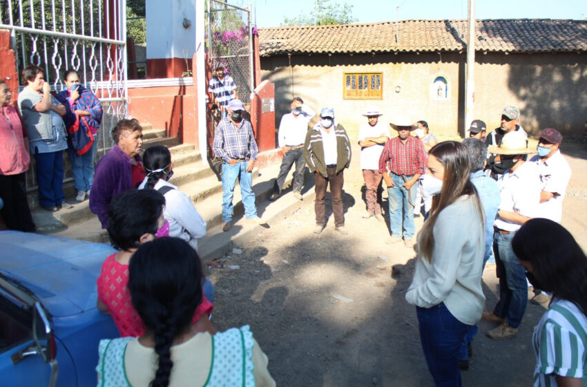  Mejorará servicio de agua en comunidad de Acuitzio
