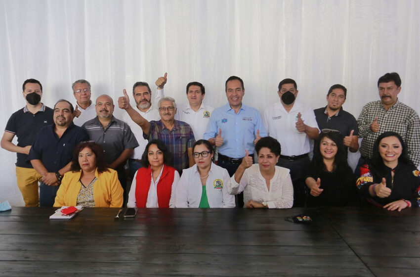 Se suman más 30 mil trabajadores de la Federación con Carlos Herrera