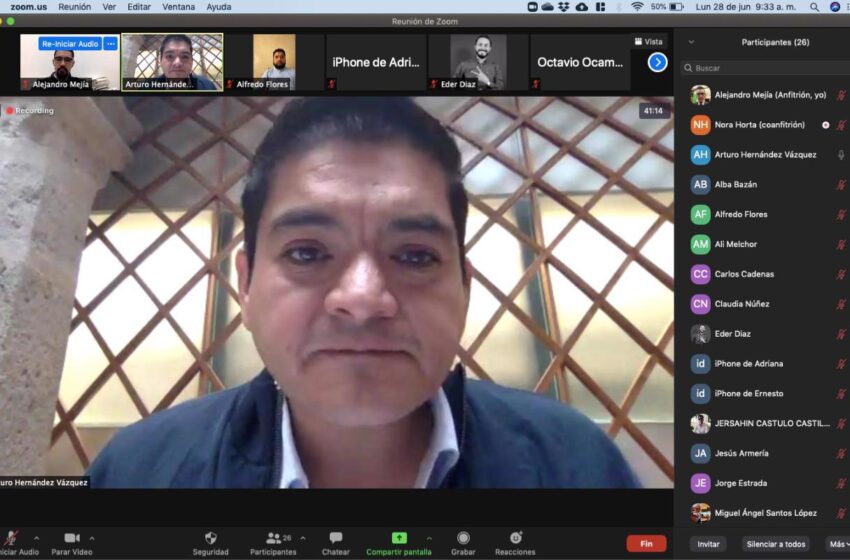  Arturo Hernández dejará sin pendientes la Comisión de Hacienda y Deuda Pública