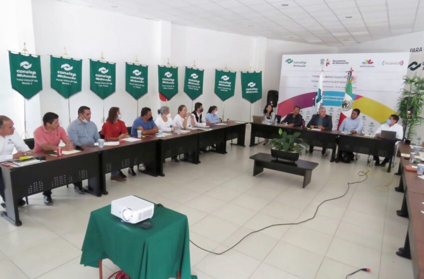 Dan seguimiento a Comités de Salud del Conalep Michoacán