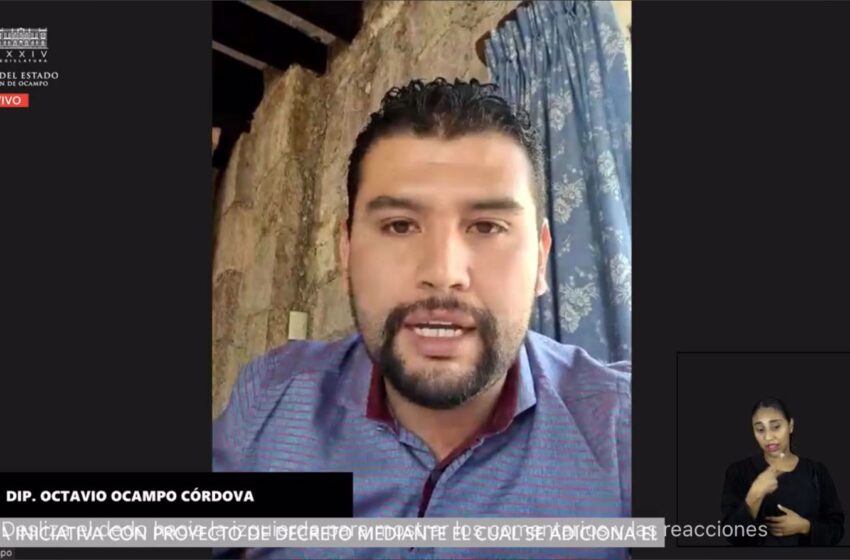  Octavio Ocampo propone reforma para que se incorporen 8 localidades al municipio de Tuzantla