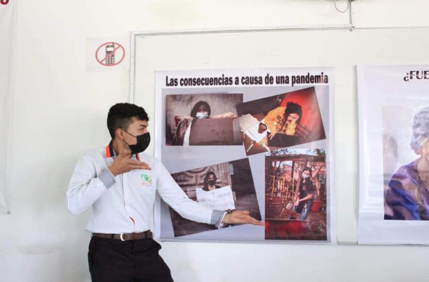Destacan estudiantes del CECyTEM de Huandacareo en concurso de ciencia