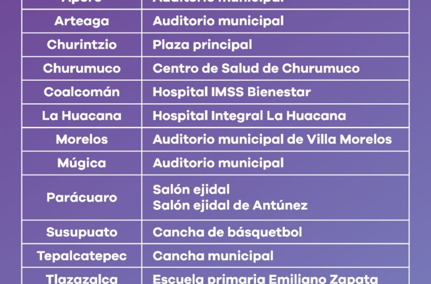  Inicia vacunación a población de  entre 18 y 29 años de edad, en 14 municipios