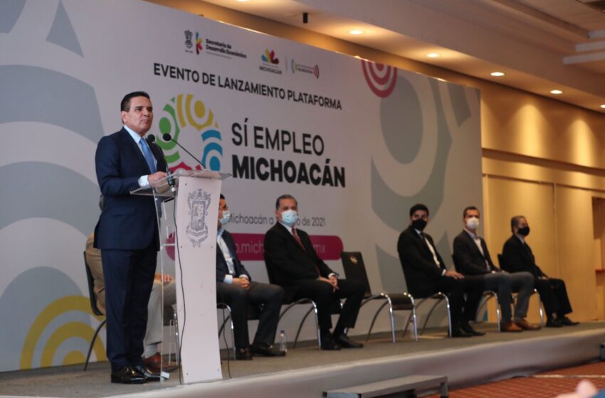 Michoacán pionero: lanza plataforma inteligente para colocación de empleos