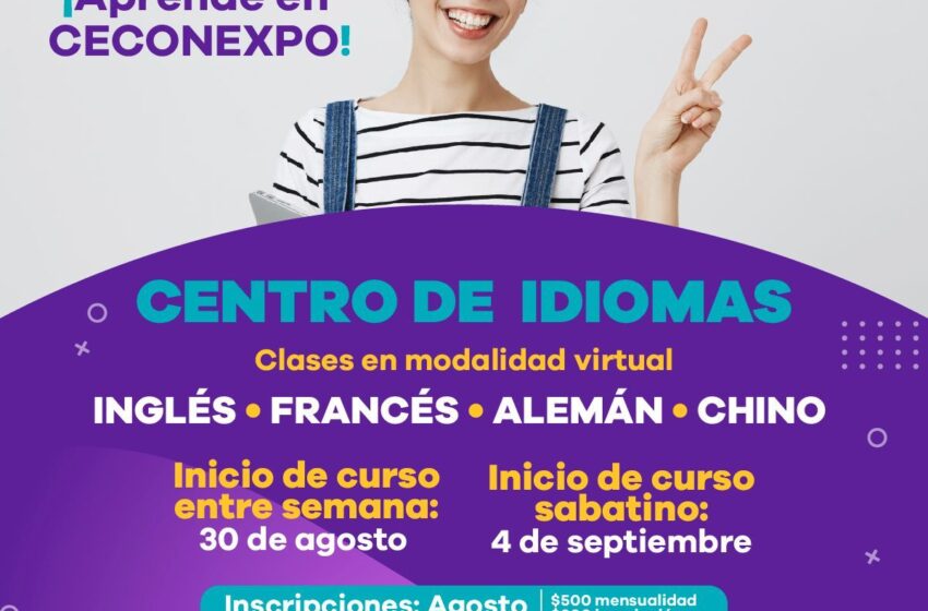  Inicia periodo de inscripciones el Centro de Idiomas del CECONEXPO