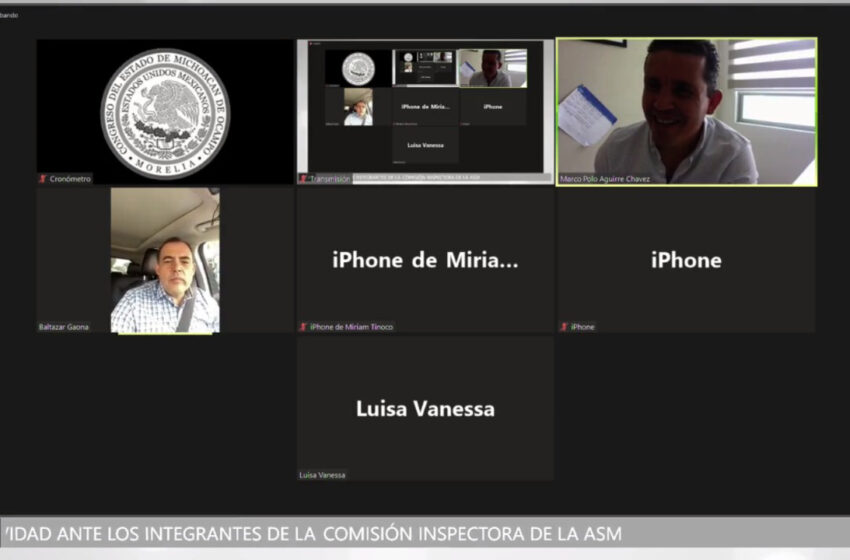 Comparecen aspirantes a la Auditoria Especial de Normatividad