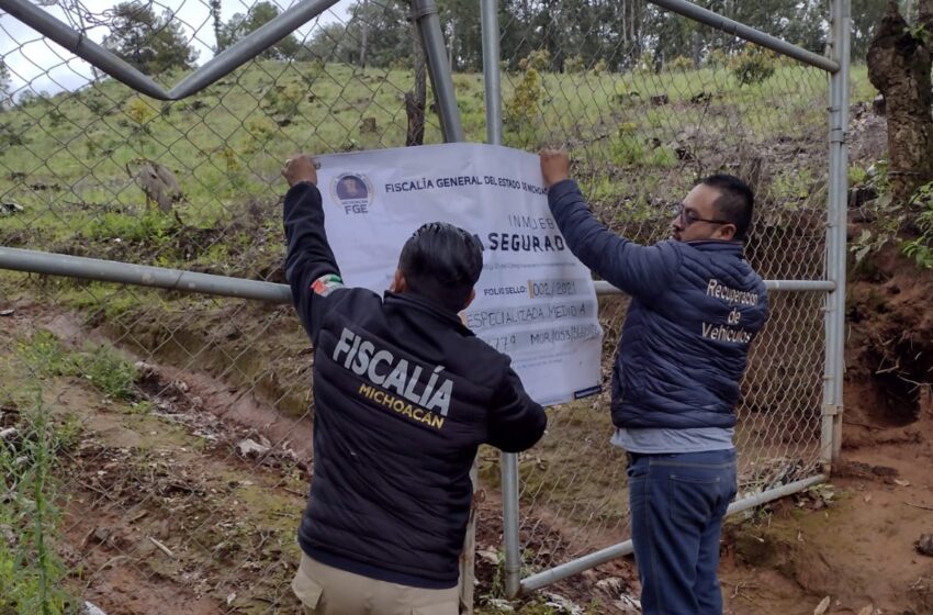  En cateo, asegura Fiscalía General predio relación en delitos contra el medio ambiente