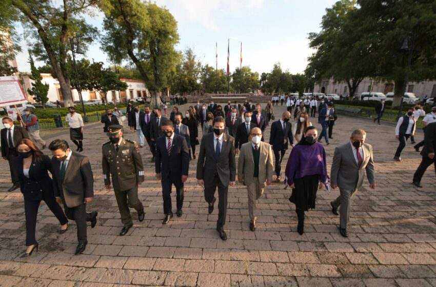Ayuntamiento de Morelia conmemora el CCLVI Aniversario del Natalicio de Morelos