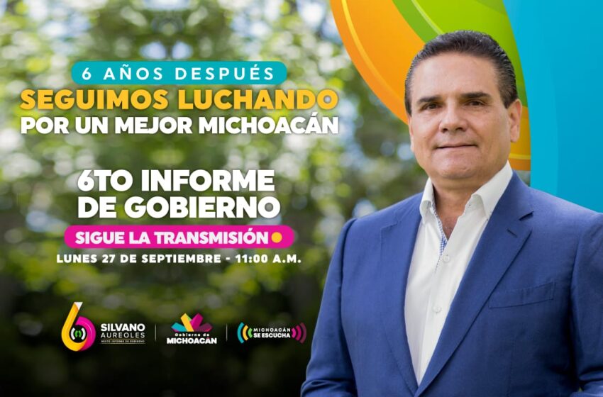  Rendirá Silvano Aureoles su Sexto Informe de Gobierno virtual este lunes
