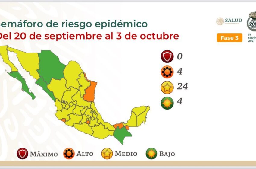  Permanece Michoacán en Semáforo Amarillo por COVID-19