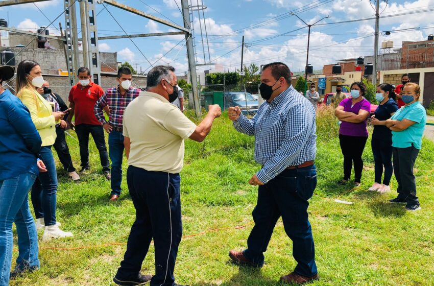  Gobierno de Tarímbaro llevará agua potable al fraccionamiento Paseo Santa Fe