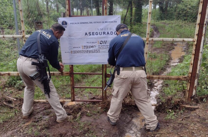  En cateo, asegura Fiscalía General predio relacionado en delitos Contra el Ambiente