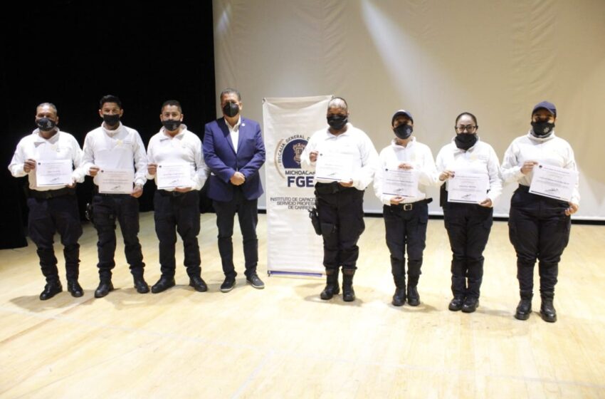  Imparte FGE curso “Informe Policial Homologado y Registro Nacional de Detenciones” a policías de Salvador Escalante