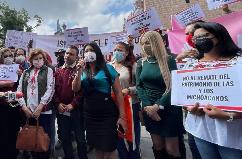  Es ilegal la intentona de venta de bienes del pueblo michoacano: diputados electos del PT