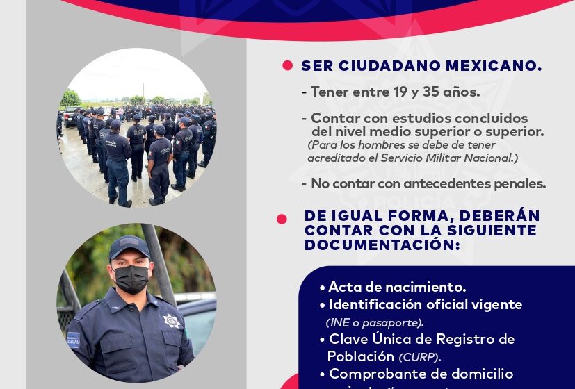  Lanza Tarímbaro convocatoria para pertenecer a Policía Municipal