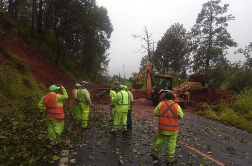  Rehabilita Gobierno estatal vías de comunicación afectadas por “Nora”