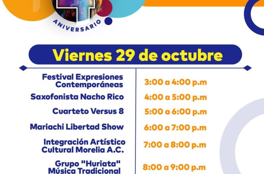  Polifórum de Morelia, una extensión más del 4to Aniversario de Morelia Ciudad Creativa de la Música