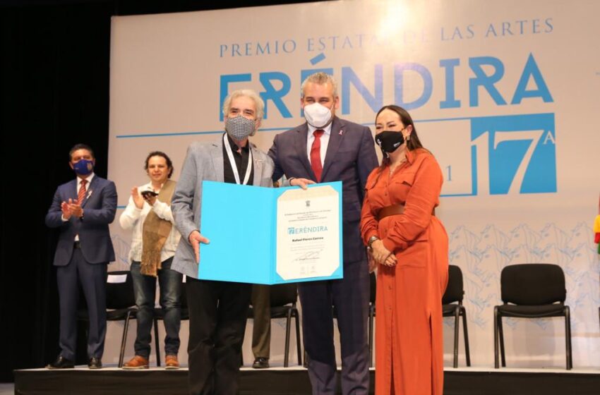  Entrega Gobernador el  Premio Estatal de las Artes Eréndira 2021