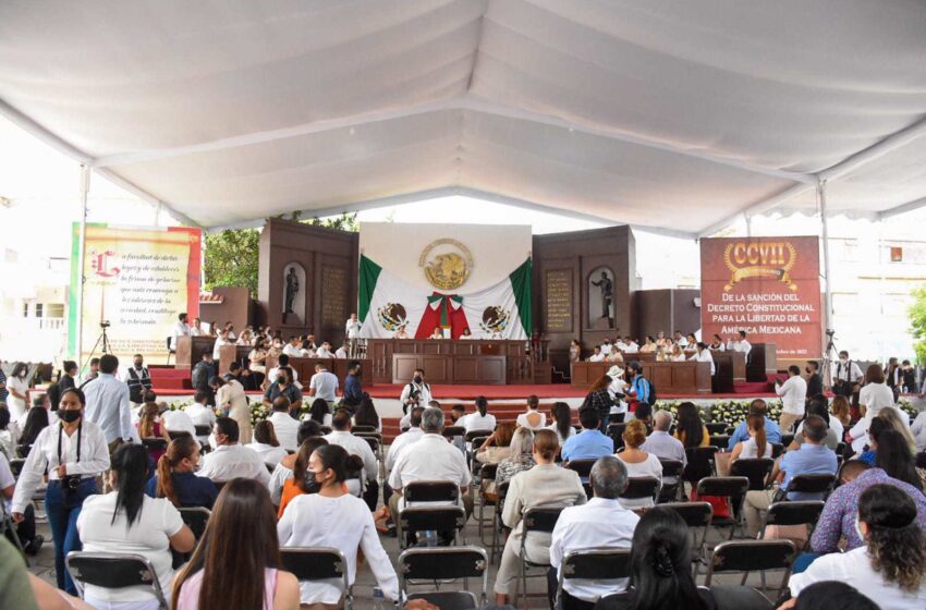  Conmemora Congreso del Estado CCVII Aniversario de la Sanción del Decreto Constitucional para la Libertad de la América Mexicana