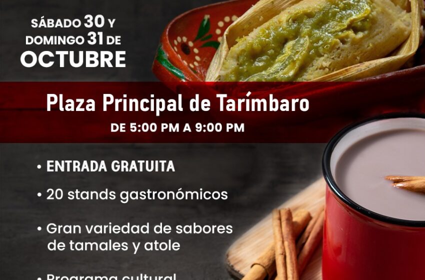 Tarímbaro celebrará la Primera Feria del Atole y del Tamal
