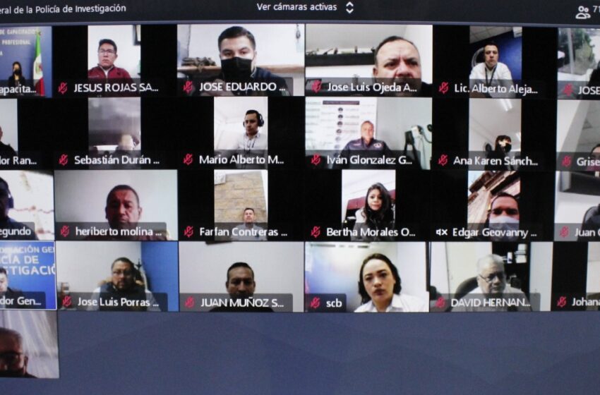  Continúa Fiscalía General capacitación para la obtención del Certificado Único Policial