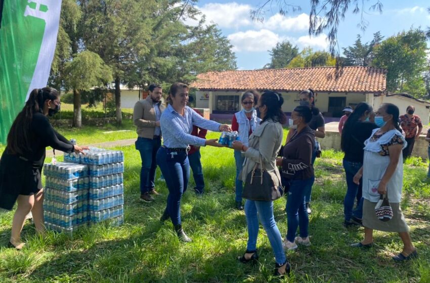 Ayuntamiento de Morelia otorga apoyos a comunidad de Tirio