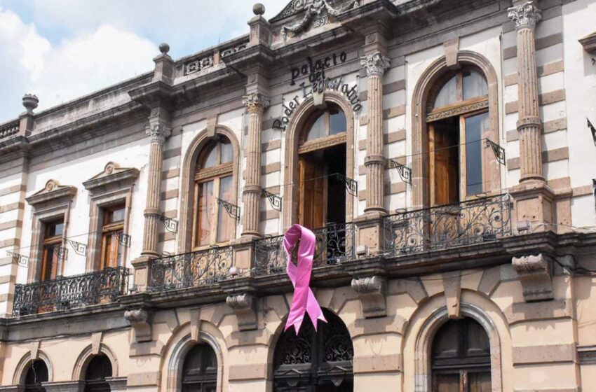  El Congreso del Estado se suma a la lucha contra el cáncer de mama