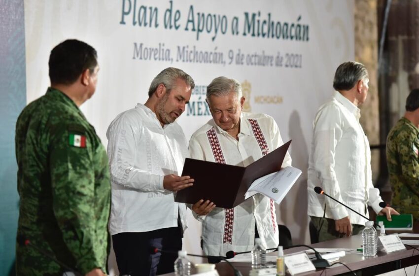  Respalda Gobierno de México a Bedolla con Plan Integral de Apoyo a Michoacán