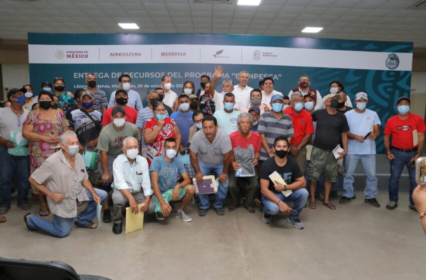  Gobierno fortalecerá al sector pesquero de Michoacán