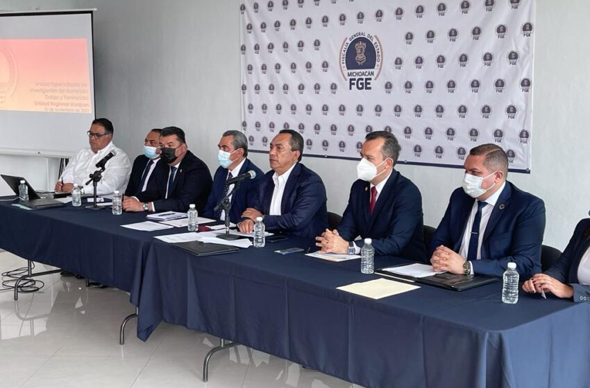  Refuerza FGE despliegue territorial especializado para la investigación y persecución del homicidio doloso en Michoacán: ALS