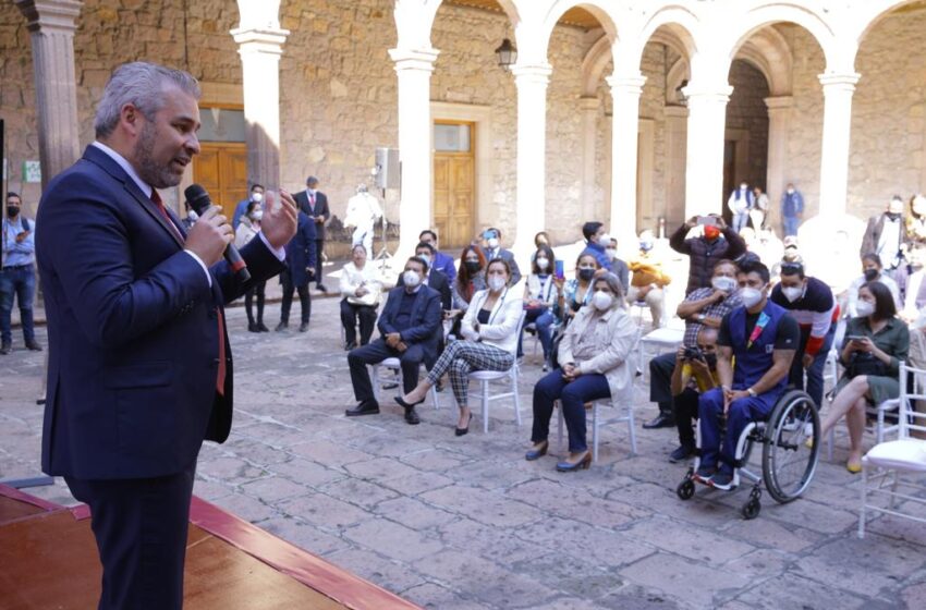  Deportistas pueden contar con el Gobierno de Michoacán: Alfredo Ramírez Bedolla