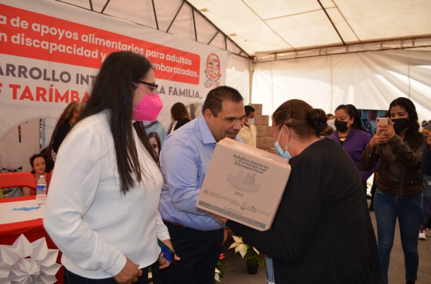  Arranca entrega de apoyos alimenticios en Tarímbaro