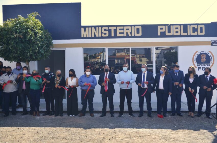  Tarímbaro inaugura oficina de Agencia de Ministerio Público