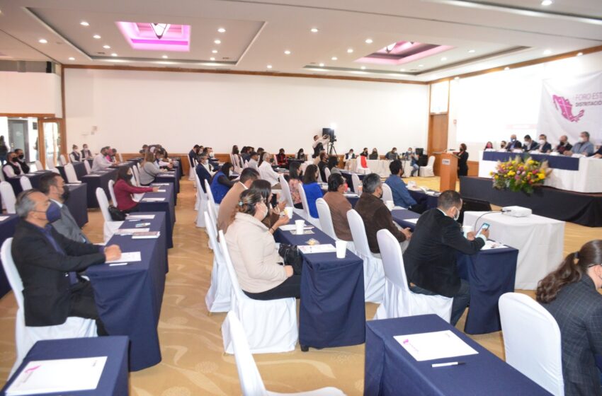  Participa PRI en 9º Foro Estatal sobre Distritación Nacional 2021-2023