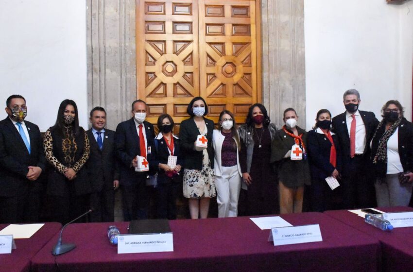  Se suma Congreso de Michoacán a Colecta Nacional Cruz Roja 2021