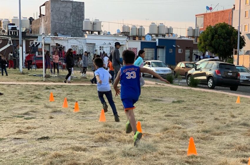 Celebra Imcufide jornada físico-recreativa en Villas del Pedregal