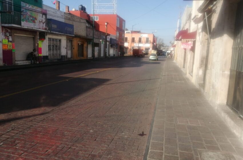  Se retiran comerciantes tolerados en espacios públicos de Morelia