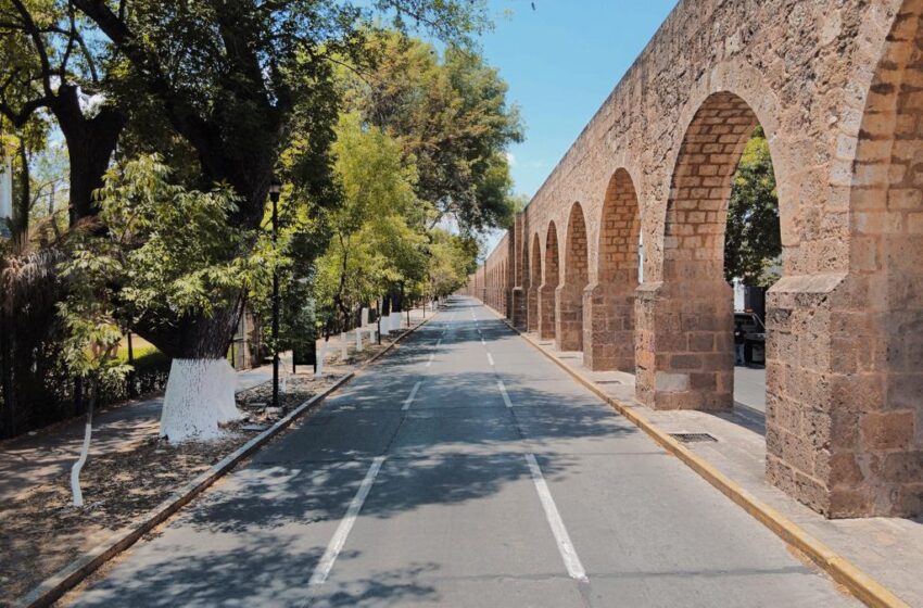  Anuncia Gobierno Municipal última etapa de la restauración de arco de Acueducto