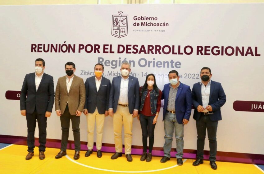  Para Región Oriente, más de 500 mdp proyectados para el desarrollo social y económico: Bedolla