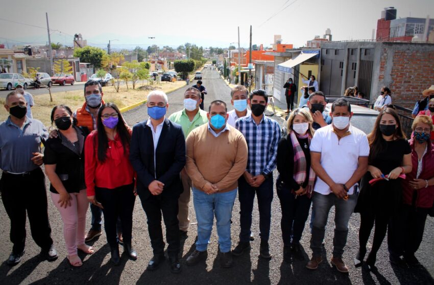  Rehabilitada la Av. México en Tarímbaro
