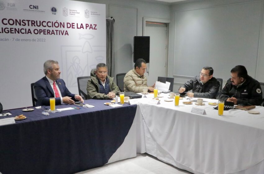  Encabeza Bedolla reunión estatal de seguridad para la región Ciénega-Chapala