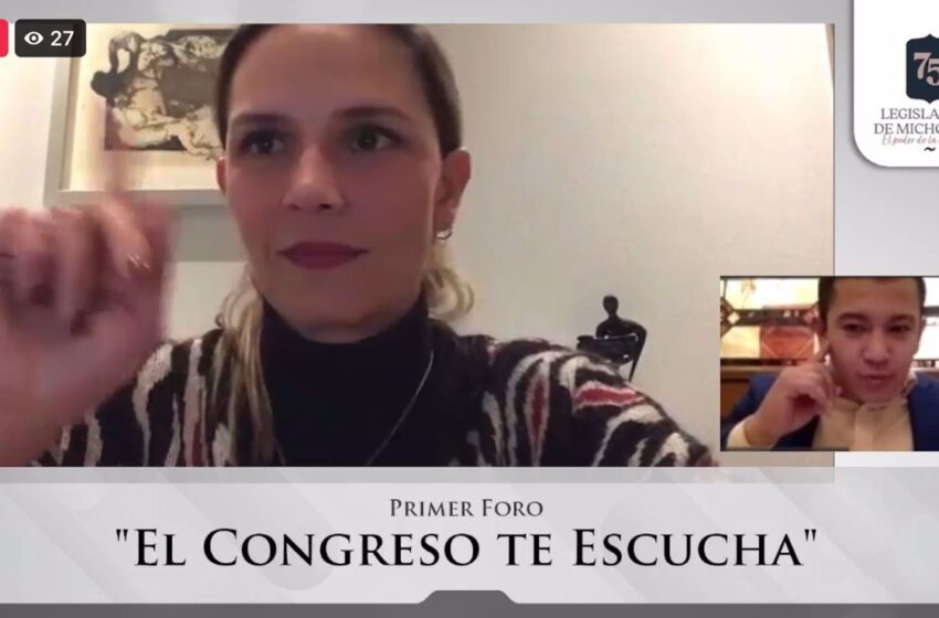 Foro “El Congreso te Escucha” promueve participación ciudadana: Daniela de los Santos Torres