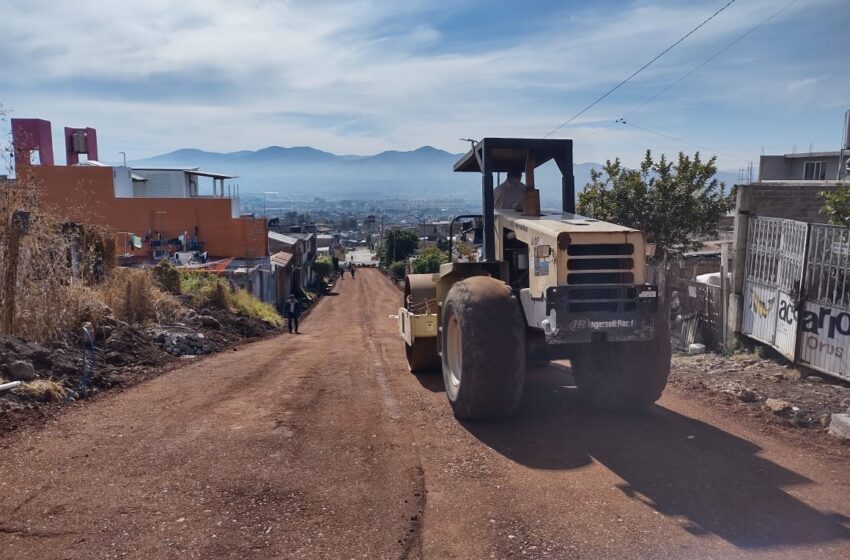  Continúan obras de mejoramiento en las calles de Morelia