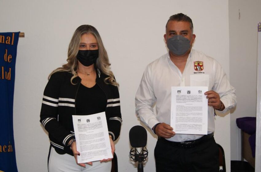 Signa IMCUFIDE convenio con el Sindicato SNTSA Sección XXI