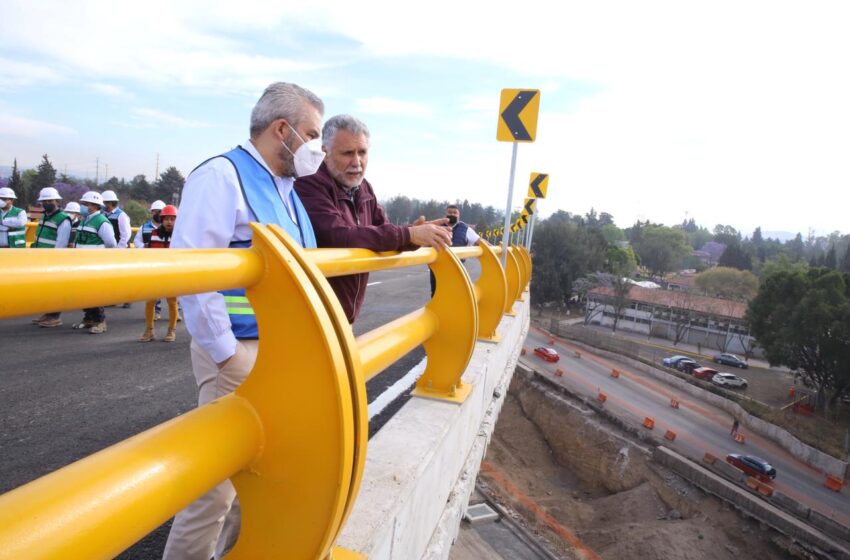 Inaugura Bedolla puente elevado del Distribuidor Vial de Salida a Salamanca