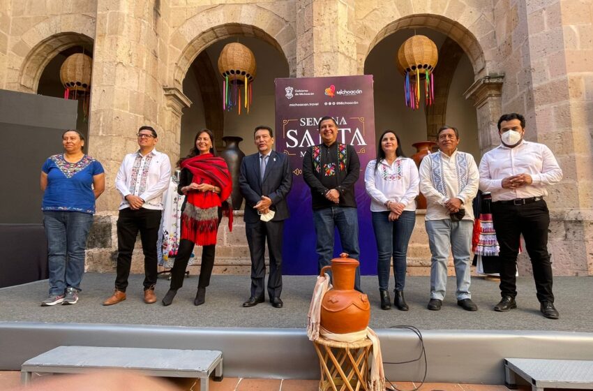Michoacán, listo para presumir sus atractivos y tradiciones en Semana Santa: Sectur