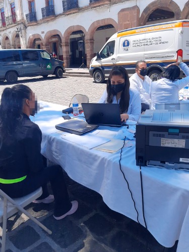  Con MP Itinerante, Fiscalía General acerca servicios a mujeres de Pátzcuaro