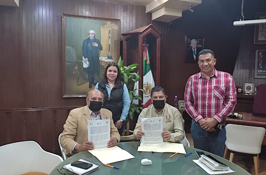 Proam y Ayuntamiento de Uruapan, signan convenio en materia ambiental